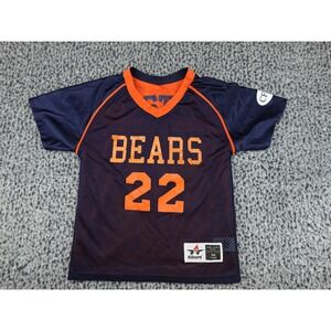 Alleson Athletic Football Jersey Youth‎ S/M Blue Orange Reversible Bears 22